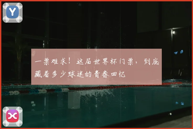 一票难求!这届世界杯门票,到底藏着多少球迷的青春回忆