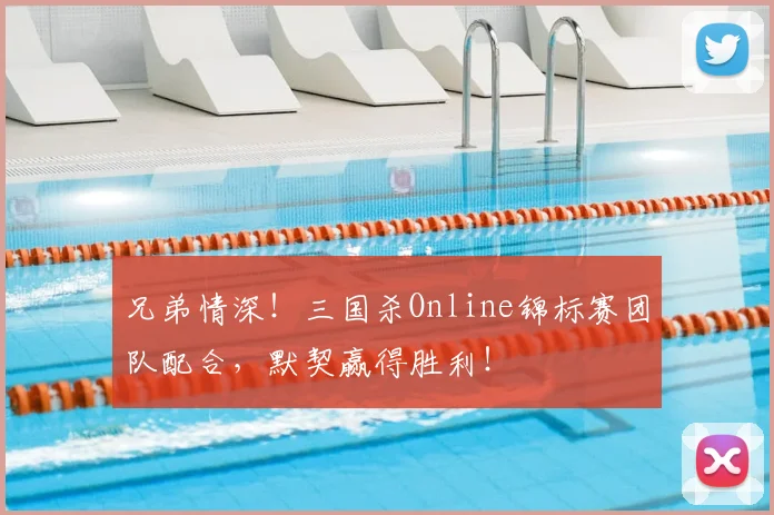 兄弟情深!三国杀Online锦标赛团队配合,默契赢得胜利!